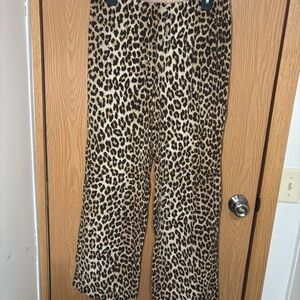 H&M Cheetah Print Trousers